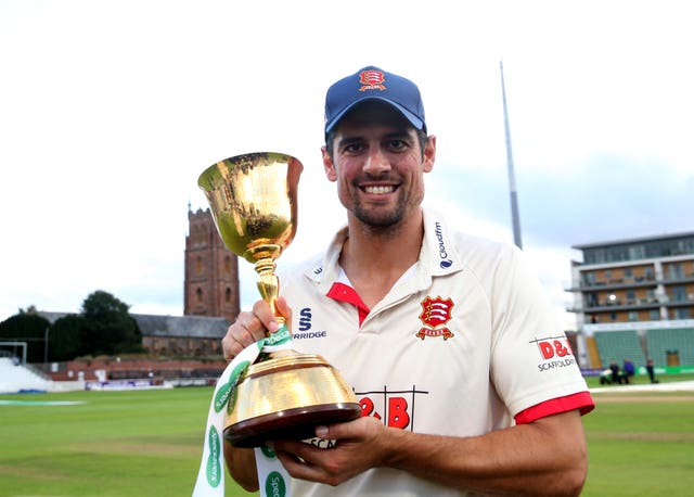 Cook helped Essex win the 2019 County Championship (Steven Paston/PA)